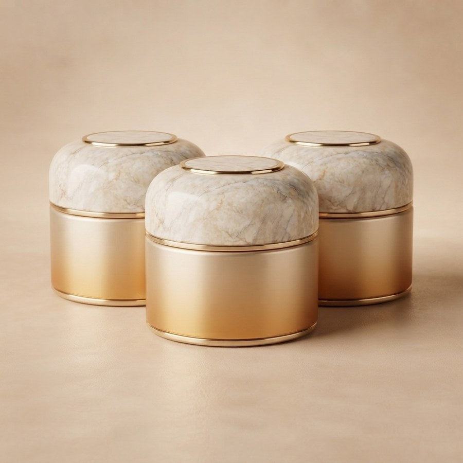 The Age-Rewind Ritual — cream and serum full-set packaging